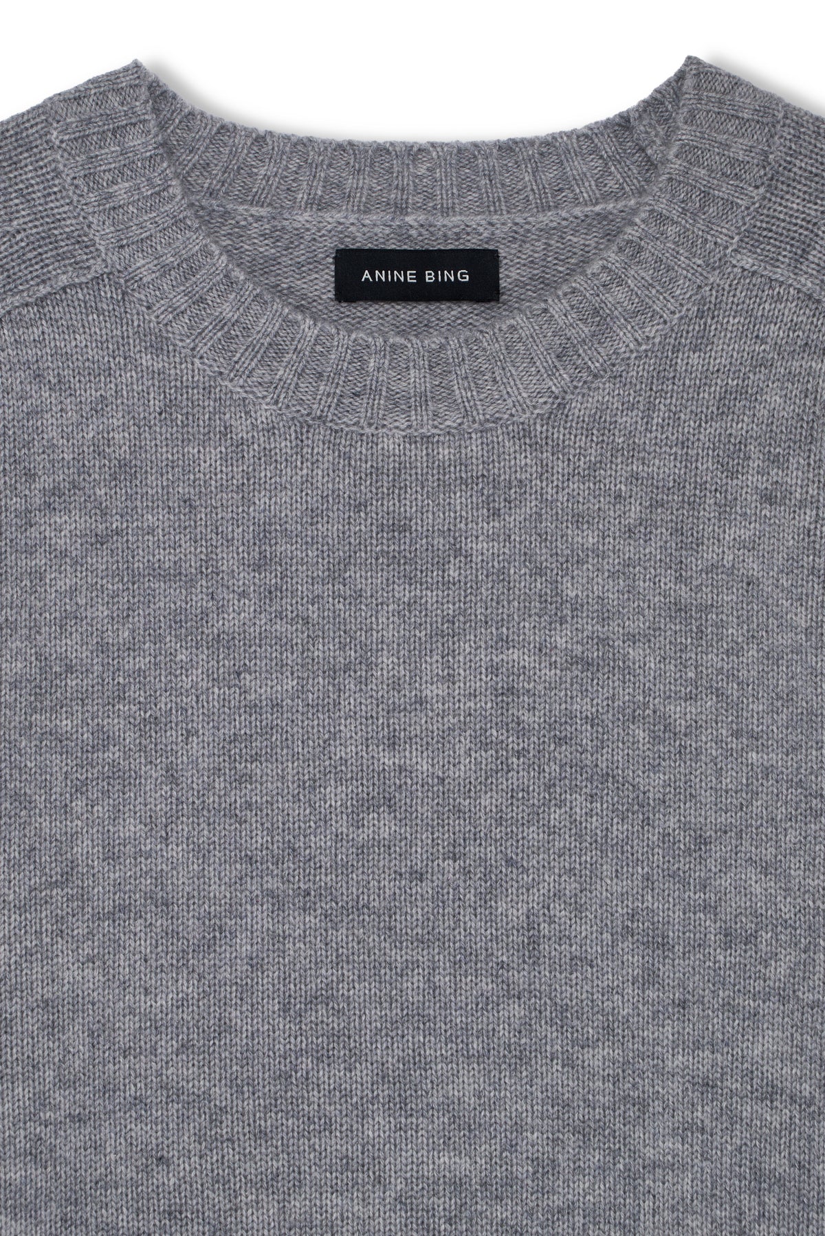 Anine Bing Tim Cashmere Sweater Light Grey