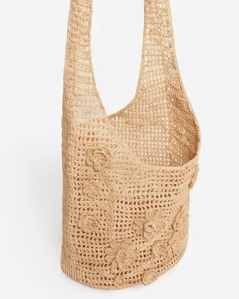 Vanessa Bruno Raffia Hobo Bag
