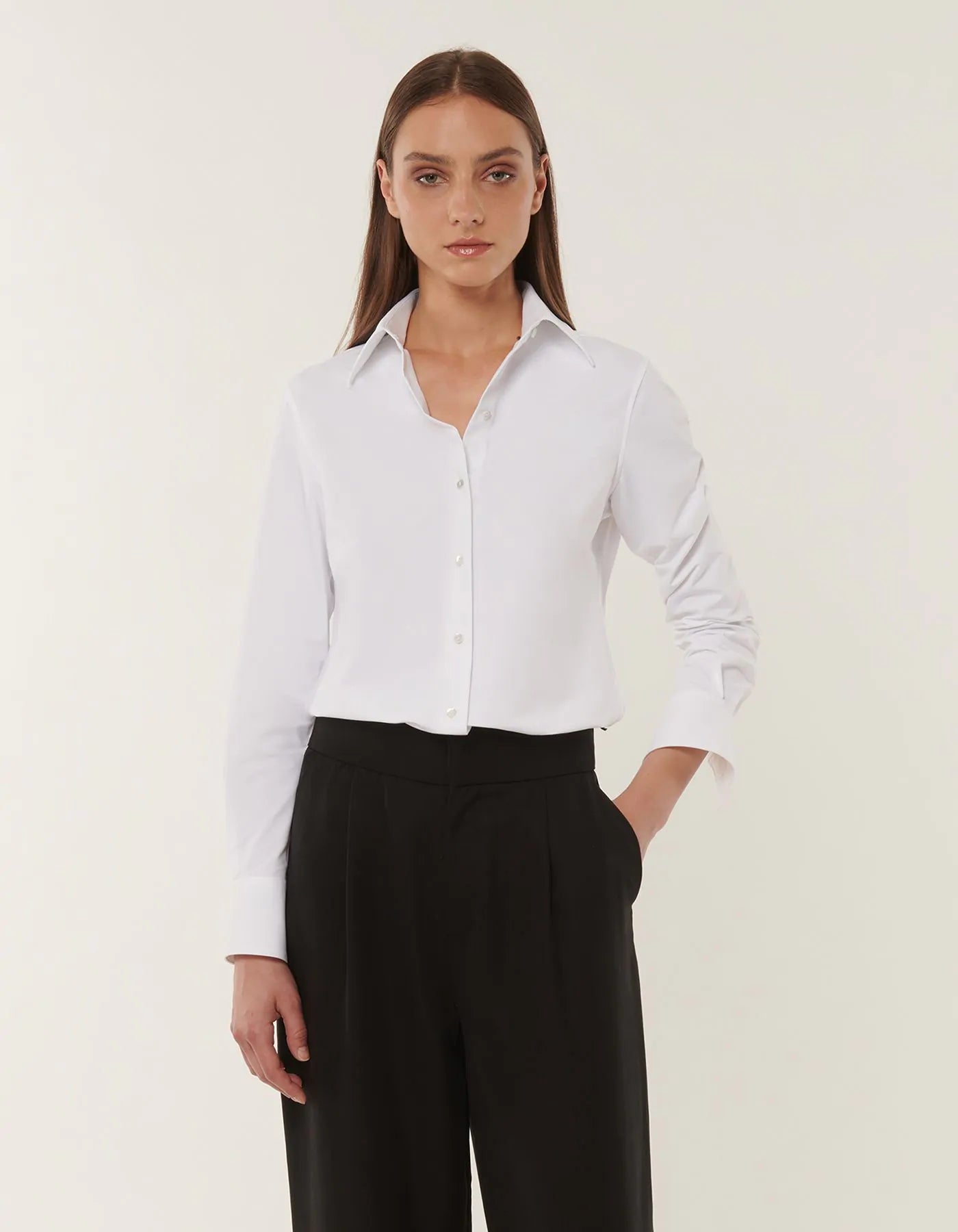 Xacus Marta Shirt White Active Solid - Den Lille Ida - xacus