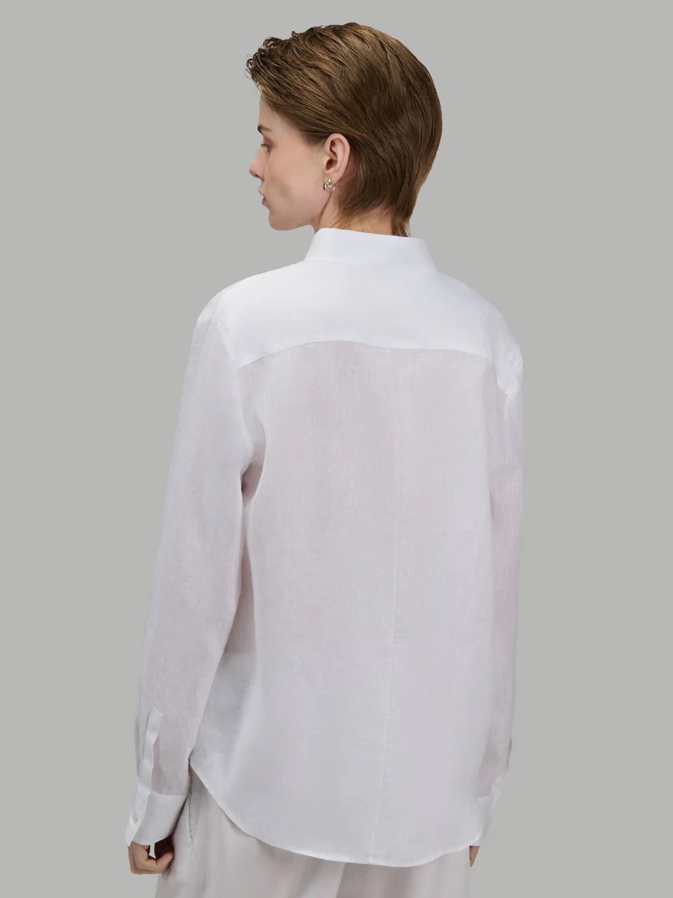 Xacus Sasha Linen Shirt White - Den Lille Ida - Xacus